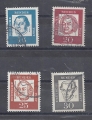Mi. Nr. 351 - 354, Bund, BRD, 1960, Freimarken 5-10, gestemp a