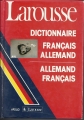 Dictionnaire, francais allemand, allemand francais, Larousse