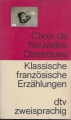 Klassische französische Erzählungen, französisch deutsch, dtv