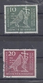 Mi. Nr. 330 und 331, Bund, BRD, 1960, Weltkongress, gestemp, V1