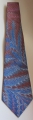 Bild 1 von Krawatte, Schlips, marmoriert, Blautöne und Brauntöne