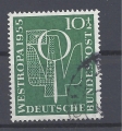 Mi. Nr. 217, BRD, Bund, Jahr 1955, Westropa 10+5, gestempelt