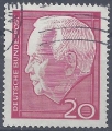 Mi. Nr. 429, Wiederwahl Heinrich Lübke 20, Jahr 1964, gestempelt