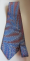 Bild 3 von Krawatte, Schlips, marmoriert, Blautöne und Brauntöne