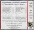 Bild 2 von Morgen kommt der Weihnachtsmann, Die schönsten Kinderlieder zur Weihnacht, CD