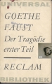 Faust, Der Tragödie erster Teil, Goethe, Reclam, mit Stempel 💎