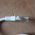 Bild 4 von Cat.5 UTP Patchkabel, zirka 1,10m weißgrau