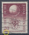 Bild 1 von Mi. Nr. 214, BRD, Bund, Jahr 1955, Forschungsförderung 20, gestempelt