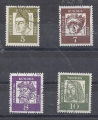 Mi. Nr. 347 - 350, Bund, BRD, 1960, Freimarken 5-10, gestemp a