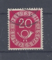 Bild 1 von Mi. Nr. 130, BRD, Bund, Jahr 1951, Posthorn 20, rot, gestempelt
