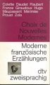 Moderne französische Erzählungen, französisch deutsch, dtv, weinrot