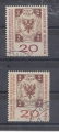 Bild 1 von Mi. Nr. 311 und 311a, Bund, BRD, 1959, Int. PWZ, V1a, gestempelt