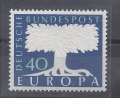 Bild 1 von Mi. Nr. 269, BRD, Bund, Jahr 1957, Europa 40, V 1a, mit Klebefläche