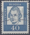 Mi. Nr. 355, BRD, Bund, Freimarke 40, gestempelt