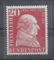 Mi. Nr. 277, BRD, Bund, Jahr 1957, Freiherr vom Stein 20, mit Klebefläche