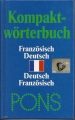 Kompaktwörterbuch Französisch Deutsch, Deutsch Französisch, Pons ✔️
