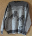 Bild 2 von Damenpulli, Pulli mit Rollkargen, reine Schurwolle, Pferdemuster