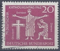 Bild 1 von Mi. Nr. 381, BRD, Bund, Jahr 1962, Dt. Katholikentag 20, gestempelt