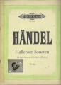 Händel, Hallenser Sonaten für Querflöte, Cembalo, Klavier, Nr. 4554