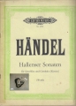 Händel, Hallenser Sonaten für Querflöte, Cembalo, Klavier, Nr. 4554 ✔️