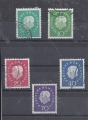 Mi. Nr. 302 - 306, BRD, Bund, Jahr 1959, Freimarken, gest. V1a