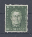 Mi. Nr. 201, BRD, Bund, Jahr 1954, Helfer der Menschheit 10, gestempelt