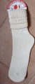 Aerobic Socken, Sportsocken, Größe 39-42, beige-weiß