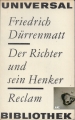 Der Richter und sein Henker, Friedrich Dürrenmatt, Reclam