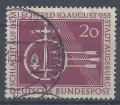 Bild 1 von Mi. Nr. 216, BRD, Bund, Jahr 1955, Schlacht auf dem Lechfeld 20, gestempelt