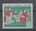 Bild 1 von Mi. Nr. 256, BRD, Bund, Jahr 1957, 500 J Uni Freiburg 10, mit Klebefläche
