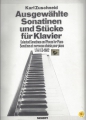 Karl Zuschneid, ausgewählte Sonatinen und Stücke für Klavier