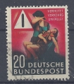 Bild 1 von Mi. Nr. 162, BRD, Bund, Verhütet Verkerhsunfälle 20, Jahr 1953, gestempelt