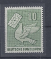 Bild 1 von Mi. Nr. 247, BRD, Bund, Jahr 1956, Tag der Briefmarke 10, mit Klebefläche