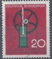 Bild 1 von Mi. Nr. 442, Fortschritt Technik Wissenschaft 20, Jahr 1964, gestempelt